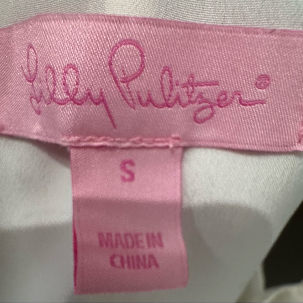 Lilly Pulitzer White Silk Cami - Picture 3 of 5